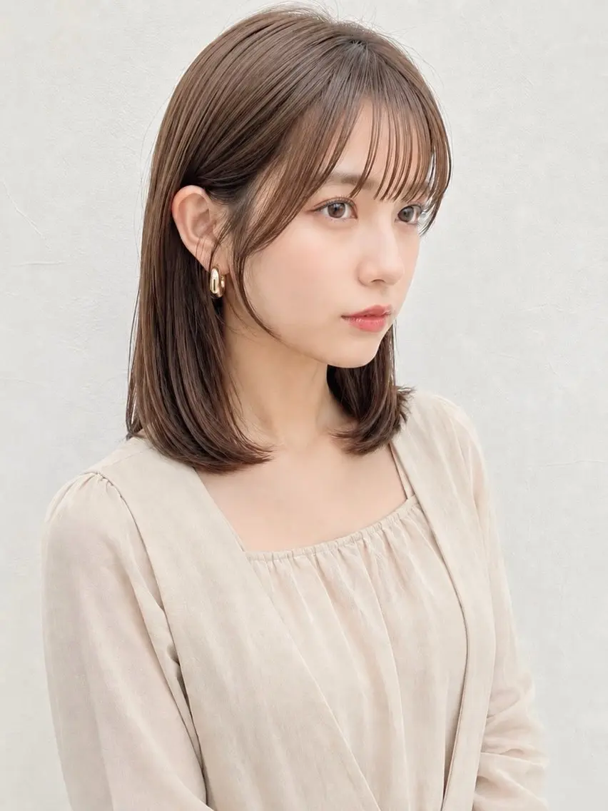 カラー 髪質改善 カット トリートメント ヘッドスパ モテ🤍トレンドヘア /新宿/ワカナのヘアスタイル