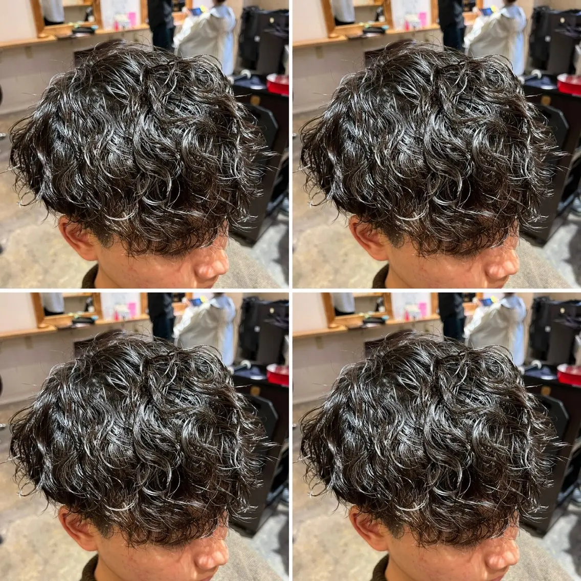 パーマ メンズ カット パーマ トリートメント ヘアセット メンズパーマ特化 店長望月謙二郎のヘアスタイル