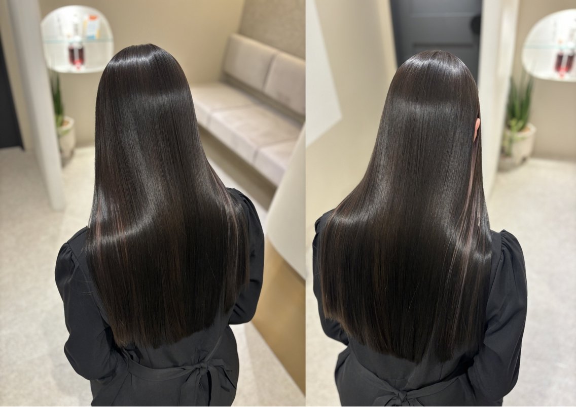ロング 縮毛矯正 髪質改善/縮毛/銀座 ERIのヘアスタイル