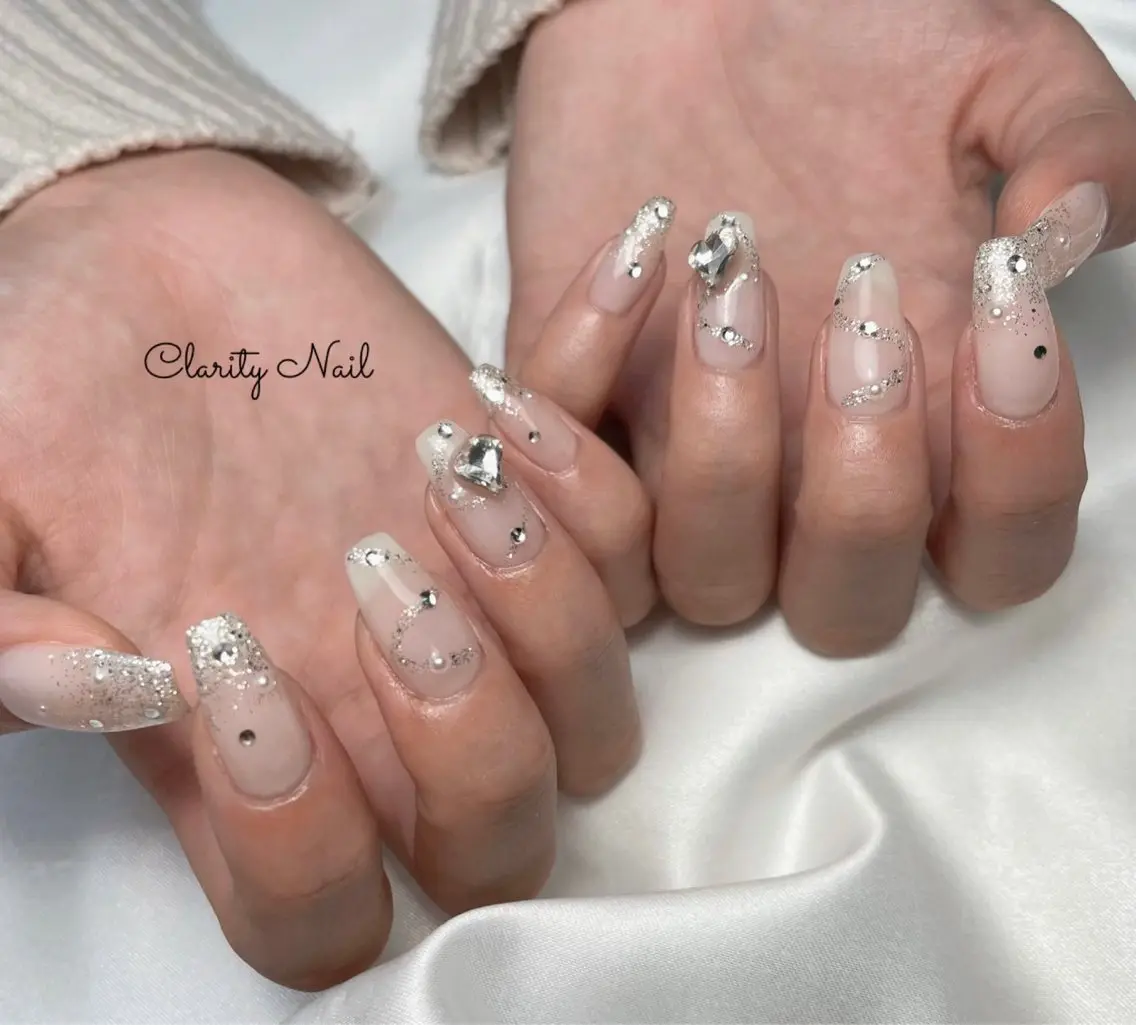 ネイル アートネイル 持ち込み ハンドネイル Clarity Nailのネイルデザイン