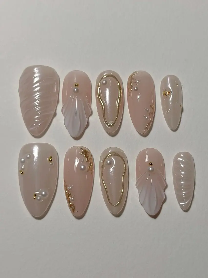 ネイル 長さ出し フレンチネイル グラデーション 卒業式 マグネットネイル Sora nail 長さ出し専門店のネイルデザイン