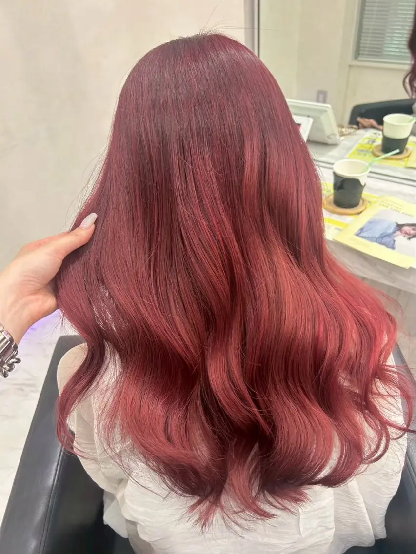 ロング カラー 🎀カット、カラーモ デルKANNA🎀のヘアスタイル