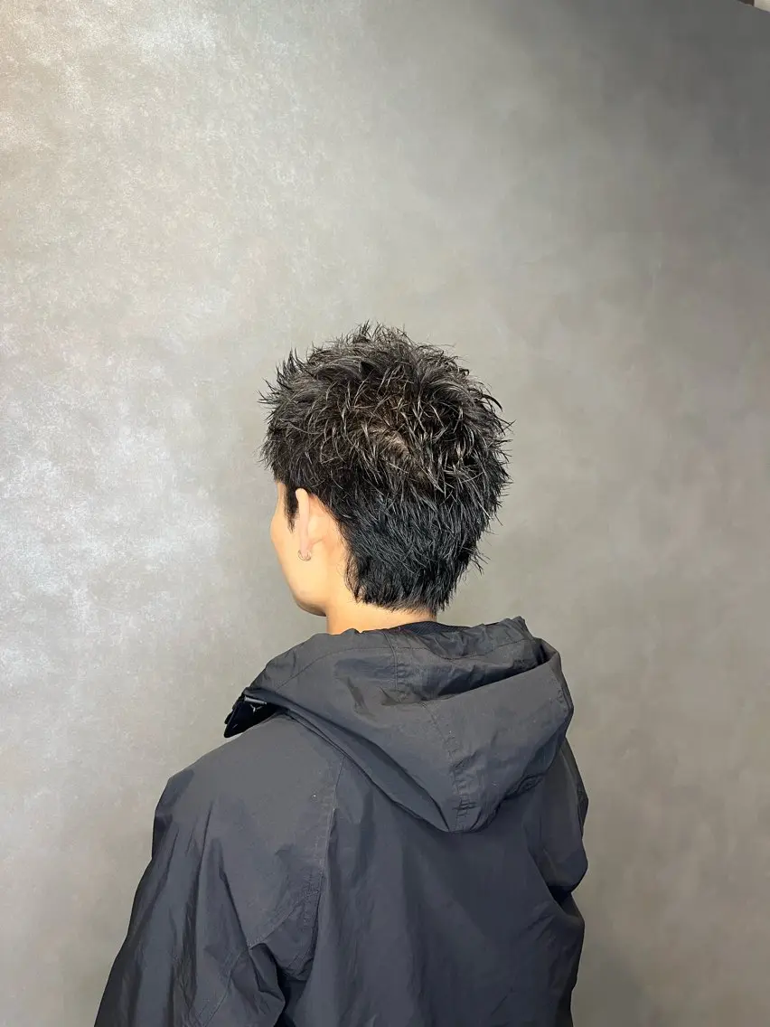 メンズ スパイキーショート ショート×透明感 仙台\RIKUのヘアスタイル