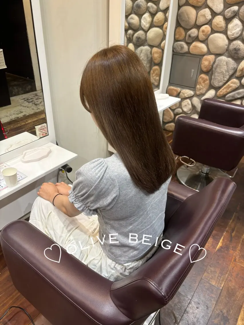 ロング カラー 黒髪 ケアカラー ダブルカラー カット ヘアカラー トリートメント 🍒桜井 優華🍒のヘアスタイル