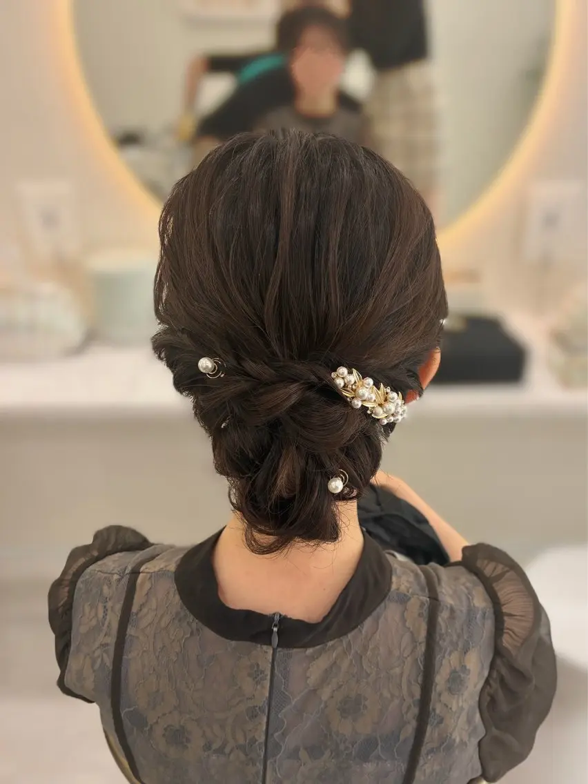 セミロング ヘアセット 🫧六本木ヘアセット /ももか🫧のヘアスタイル