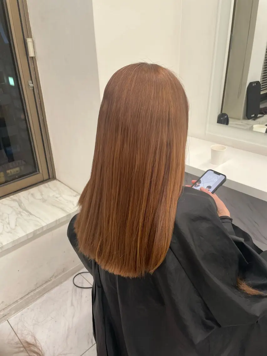 ロング カラー ヘアアレンジ ヘアカラー トリートメント ヘアセット 💗横浜美容室 💗HARUNAのヘアスタイル