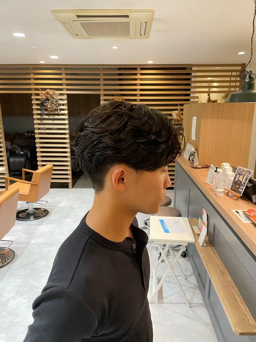 パーマ メンズ フェザーパーマ メンズパーマ ニュアンスパーマ PAPASS|尾頃 功明|メンズパーマのヘアスタイル