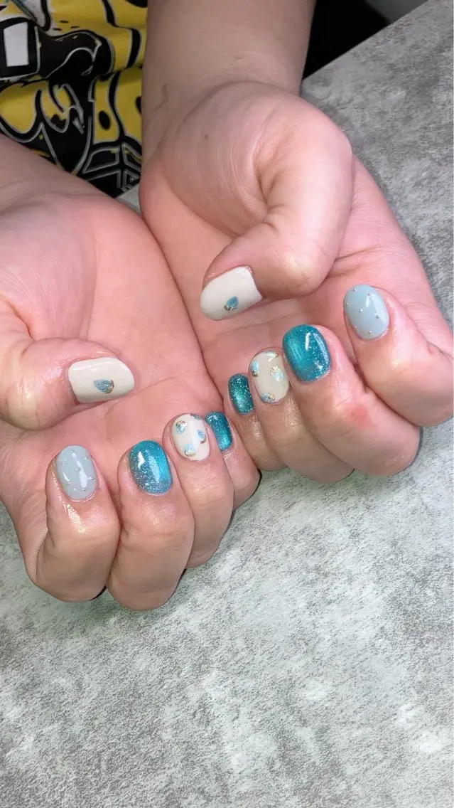 ネイル ハンドネイル ハンドケア shino🌟 痛ネイルのネイルデザイン