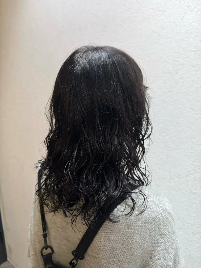 ロング カラー パーマ カット ヘアカラー パーマ トリートメント 縮毛矯正/エクステ /艶カラー/ヘアメのヘアスタイル