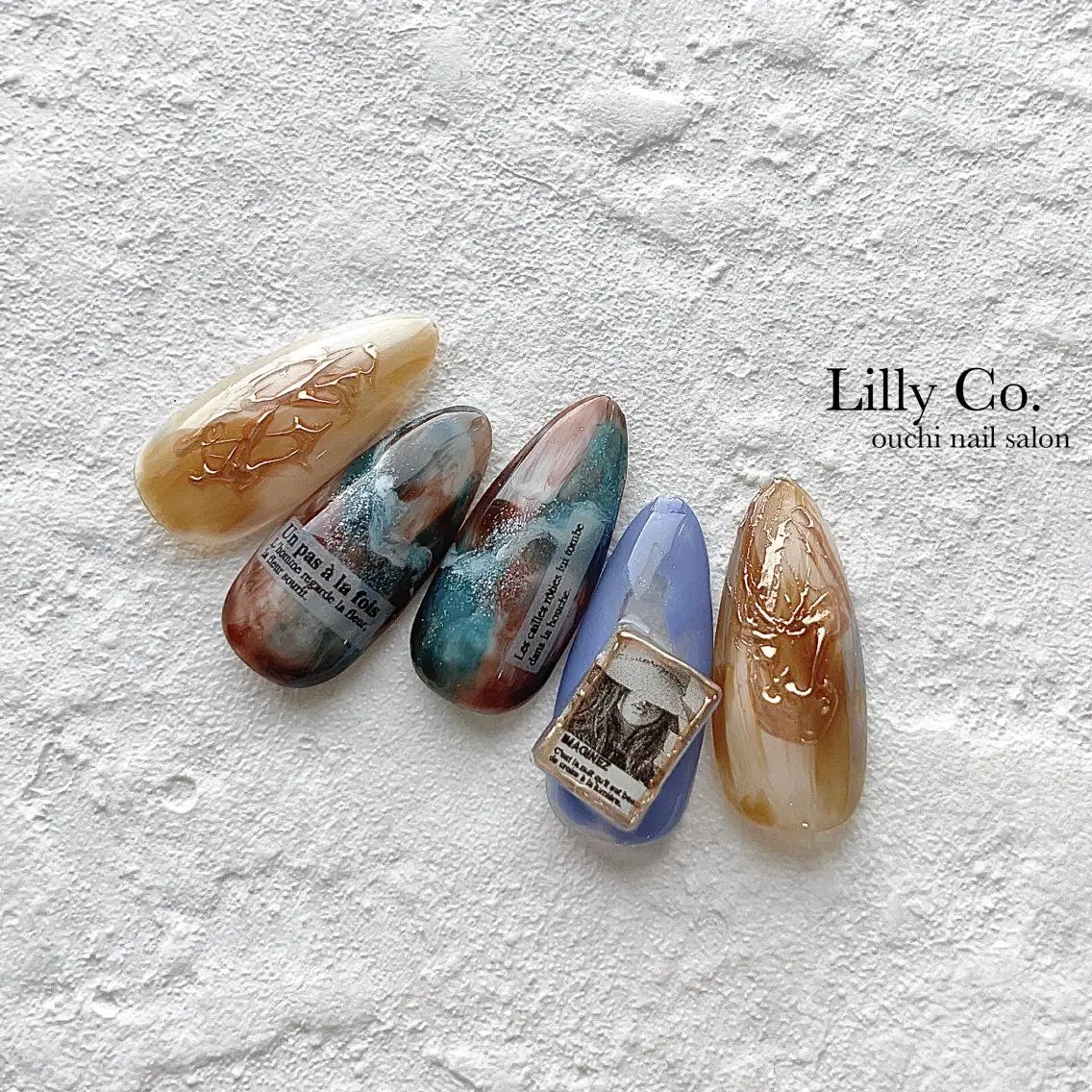 ネイル 卒業式 ニュアンスネイル Lilly Co.のネイルデザイン