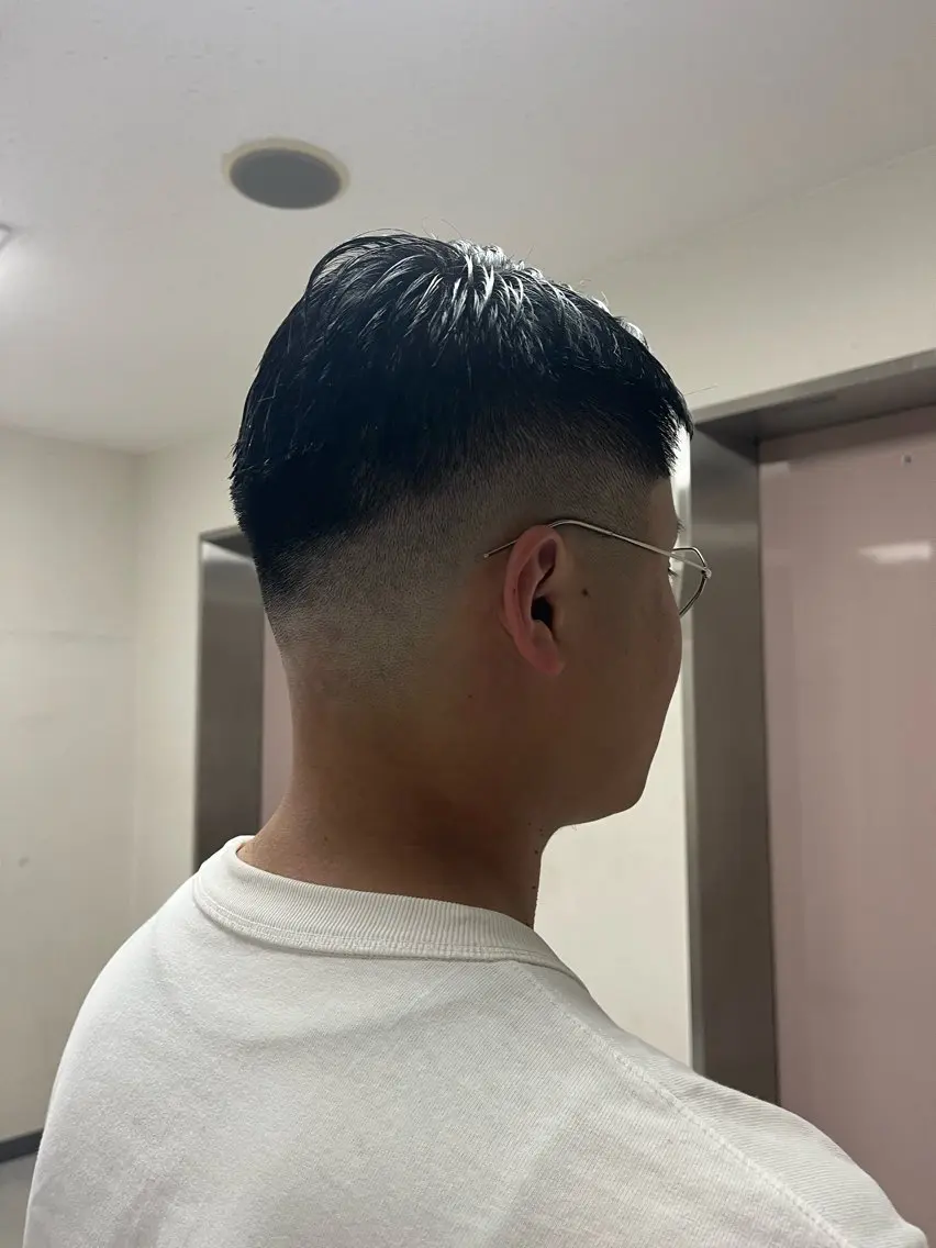 メンズ フェードカット スキンフェード 萩原 青空のヘアスタイル