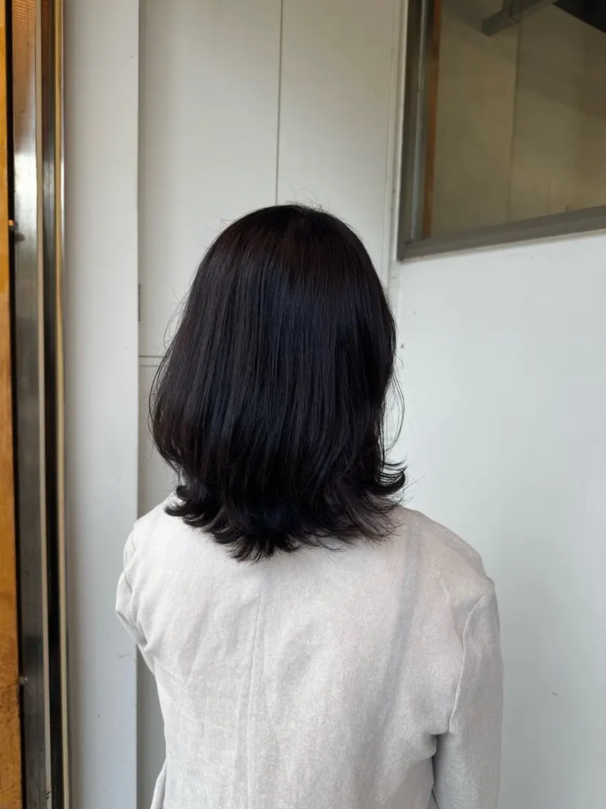 セミロング カラー カット ヘアカラー miu-YUCCA 縮毛矯正モデル募集中のヘアスタイル