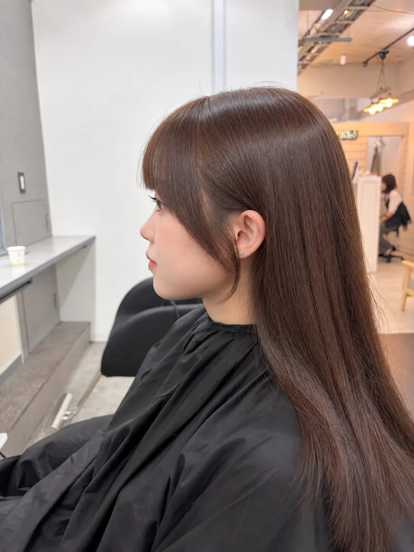 ミディアム カラー カット ヘアカラー トリートメント ダブルカラー メンズパーマ大成のヘアスタイル