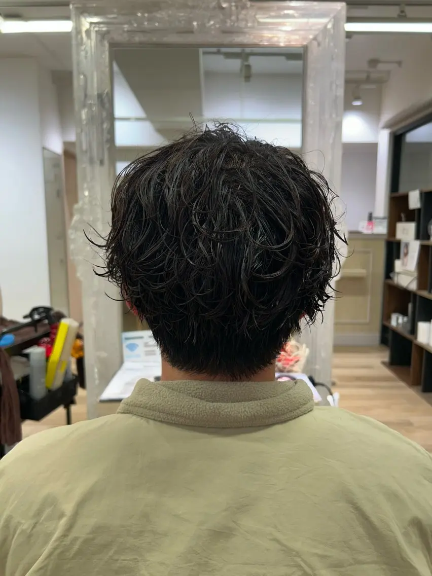 パーマ メンズ カット パーマ 渡辺 大輝 メンズパーマのヘアスタイル