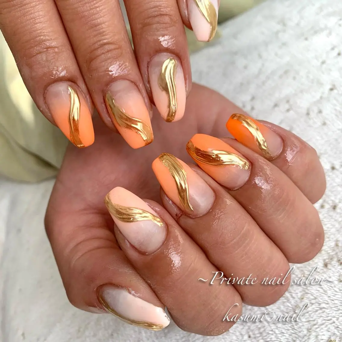 ネイル ニュアンスネイル 春ネイル KASUMI♡ Nailのネイルデザイン