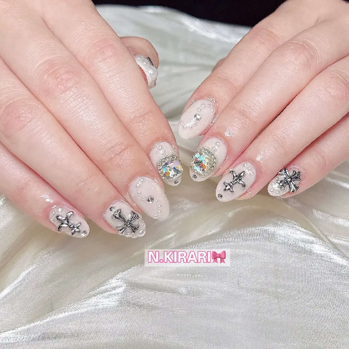 ネイル ハンドネイル ハンドケア 🎀 ユズ 🎀のネイルデザイン