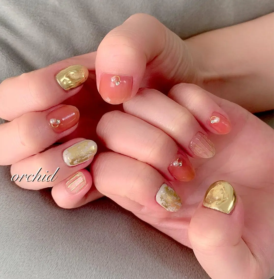 ネイル orchid ♡オーキッドのネイルデザイン
