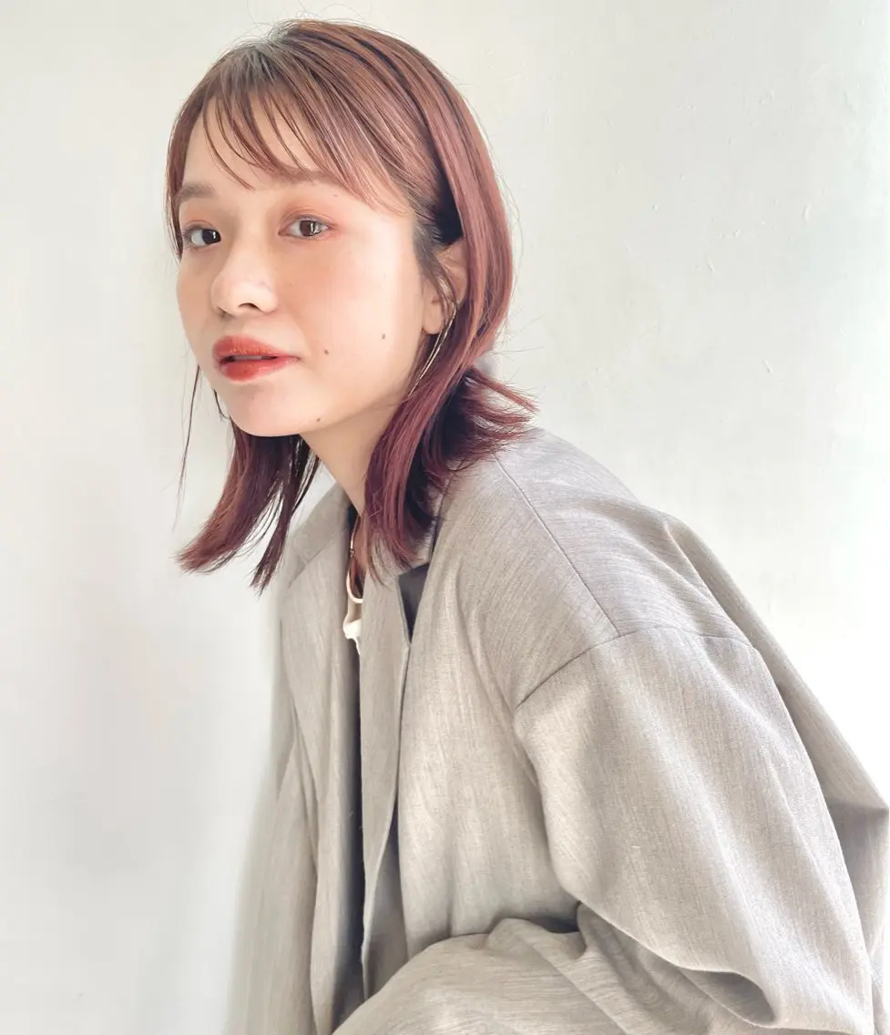 ミディアム カット トリートメント ヘッドスパ yukii しまむら のぞみのヘアスタイル