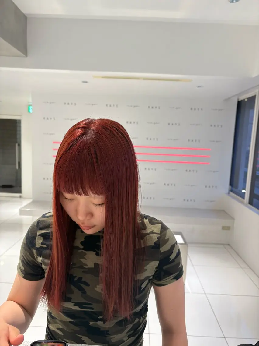セミロング カラー ブリーチ ブリーチなしカラー カット ヘアカラー 🦄Rena 🦄のヘアスタイル