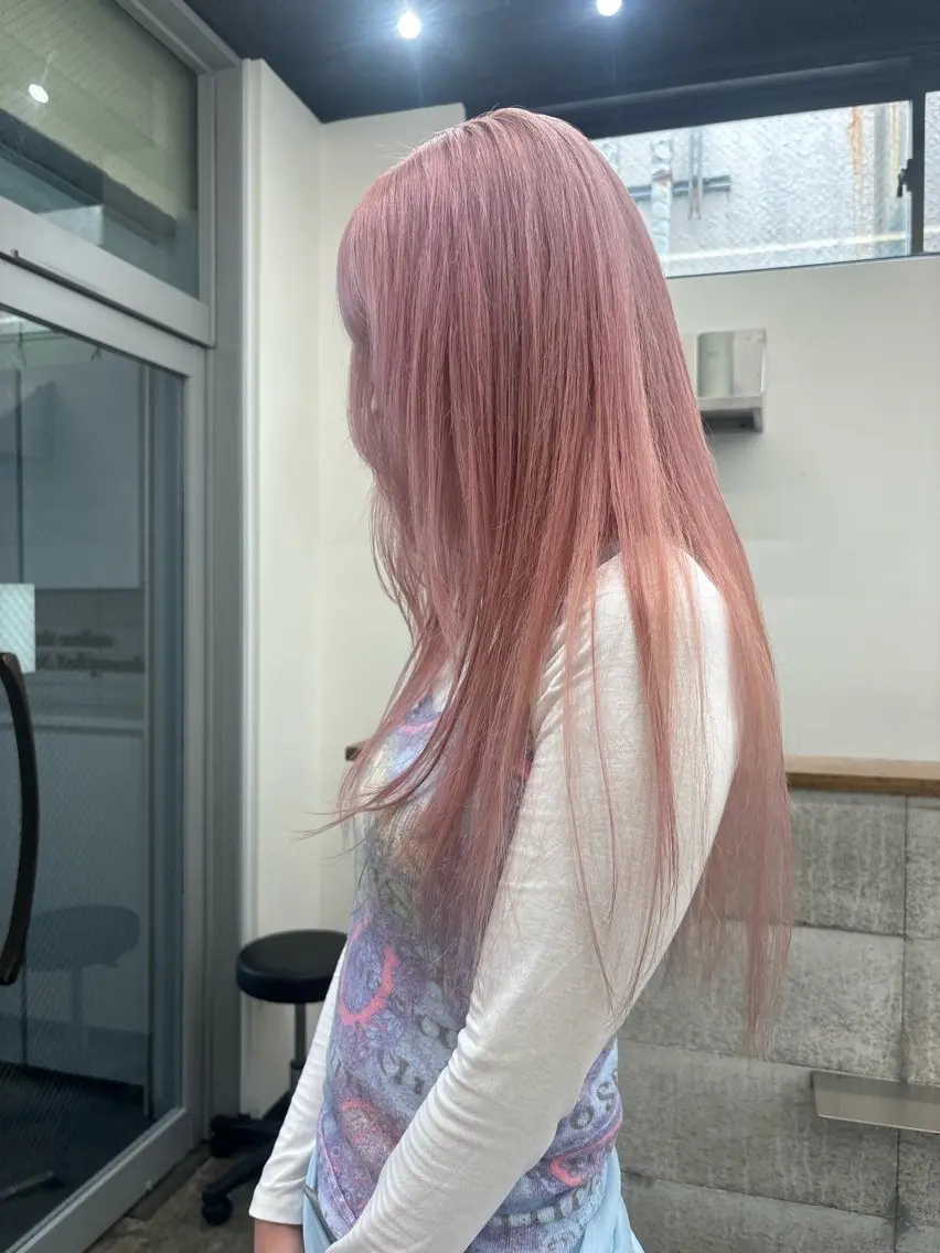 カラー ヘアカラー カット￥1100 🎀Yuri︎のヘアスタイル