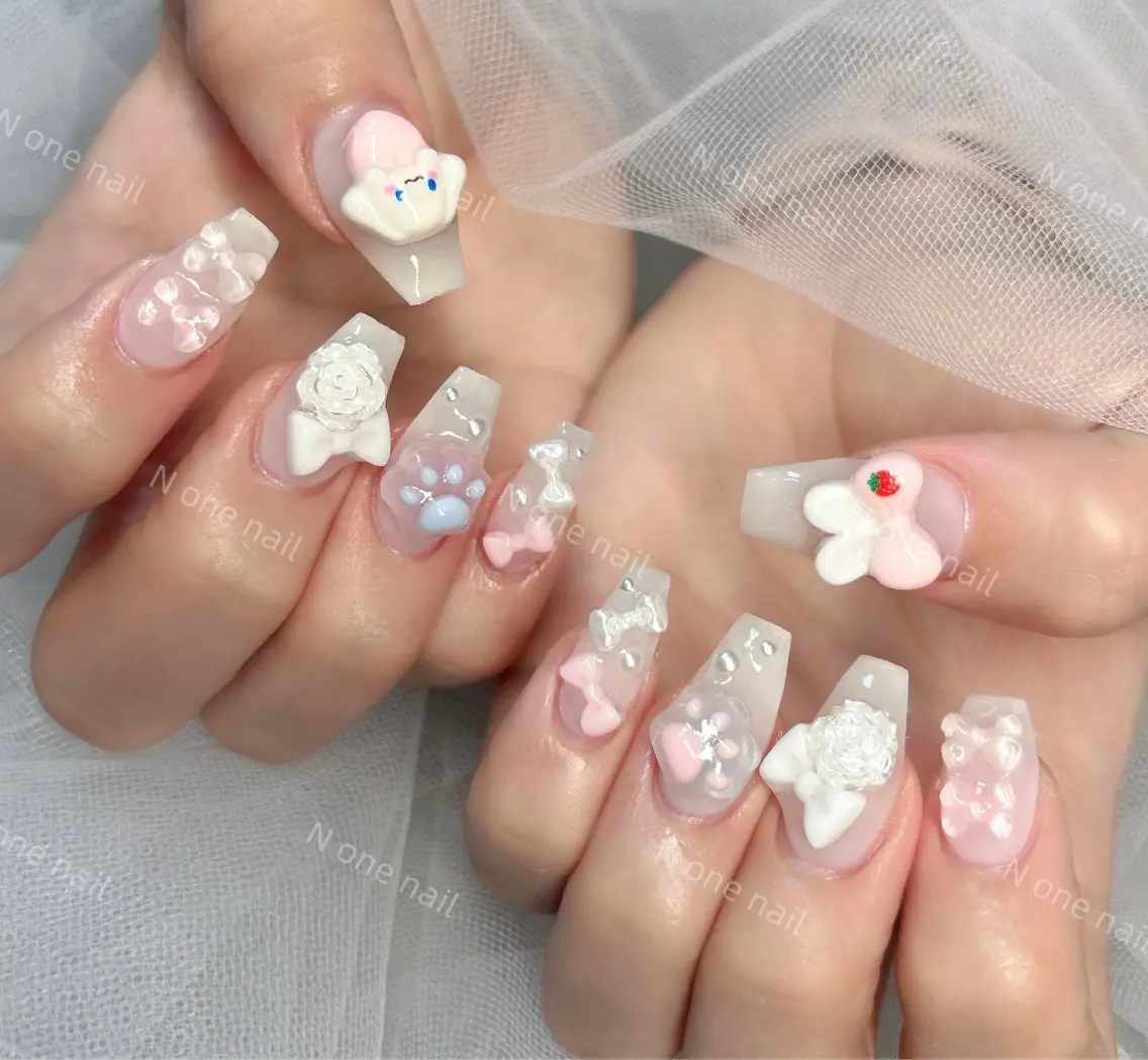 ★キャラクター3Dパーツ10本つけ放題コース★初回ソフトジェルオ フ無料¥6980の写真