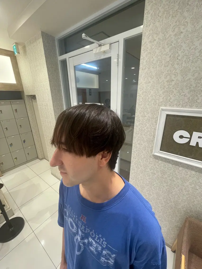 メンズ 刈り上げ 本厚木パーマ&ブリー チMEN'Sショートのヘアスタイル