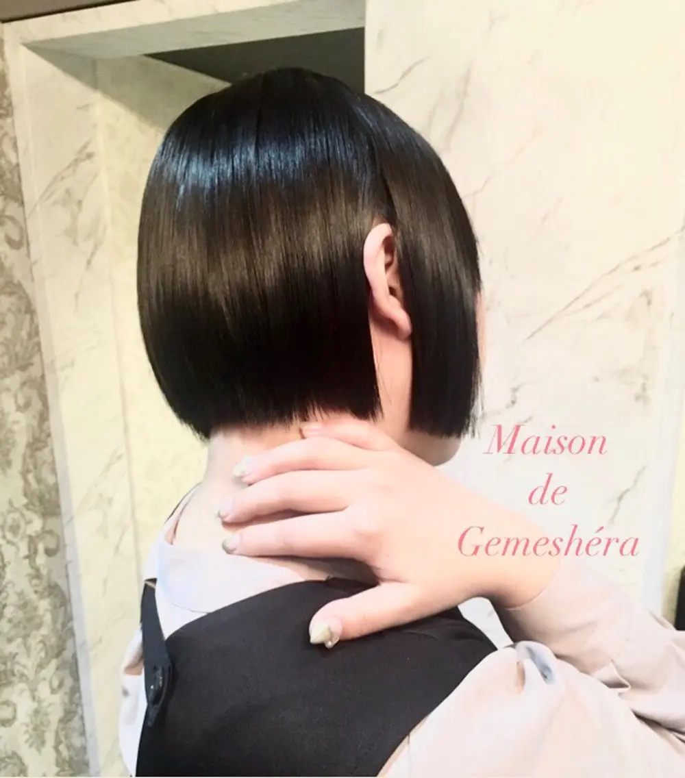 ミディアム 髪質改善 🗝髪質改善×カット 🪄Ji_yeongのヘアスタイル