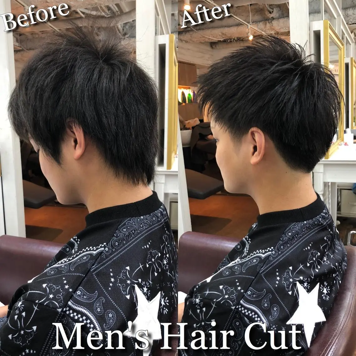 メンズ Soleria 田中慎一のヘアスタイル