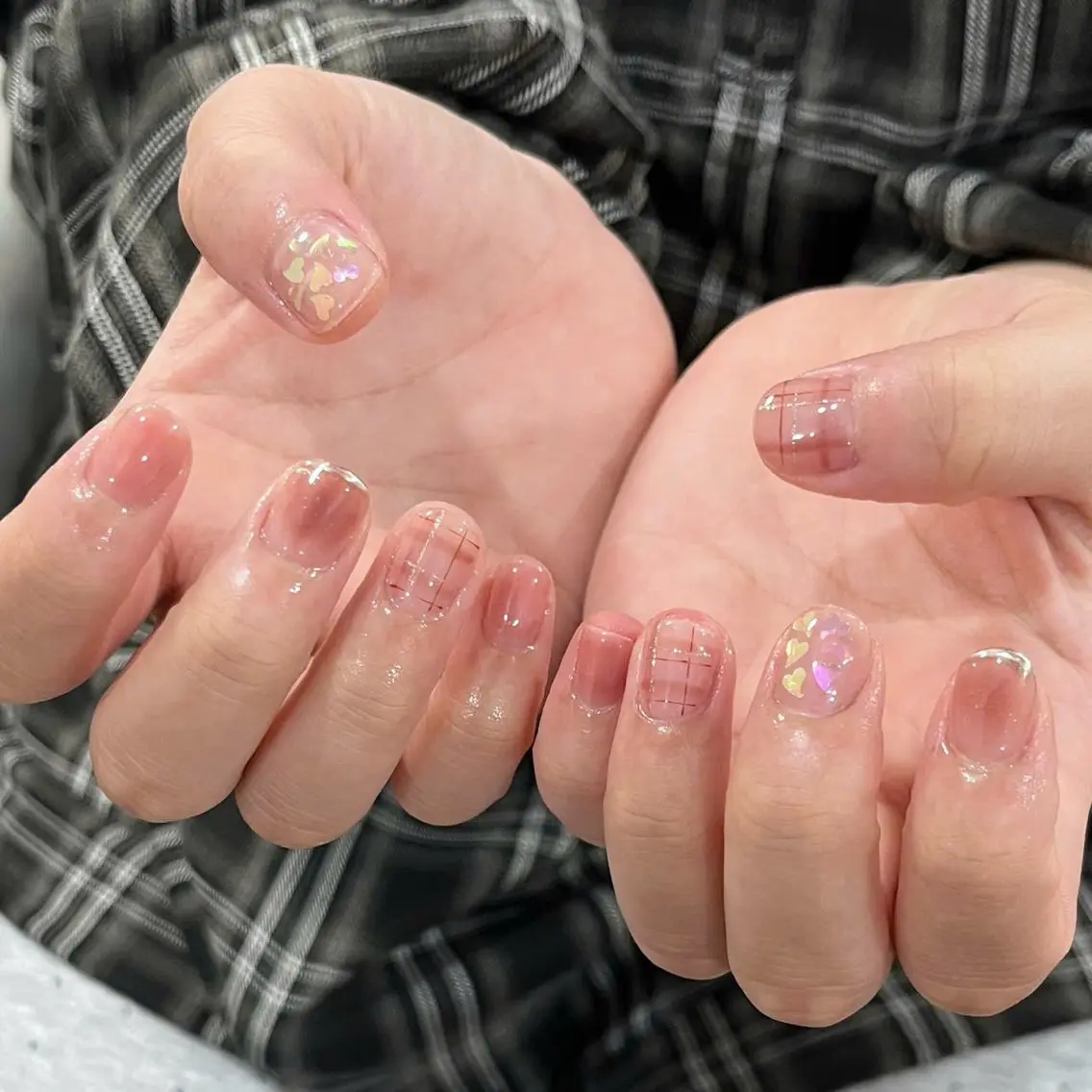 ネイル 長さ出し フレンチネイル ジェルネイル ガーリー 韓国ネイル Kawaii Chiba nailのネイルデザイン