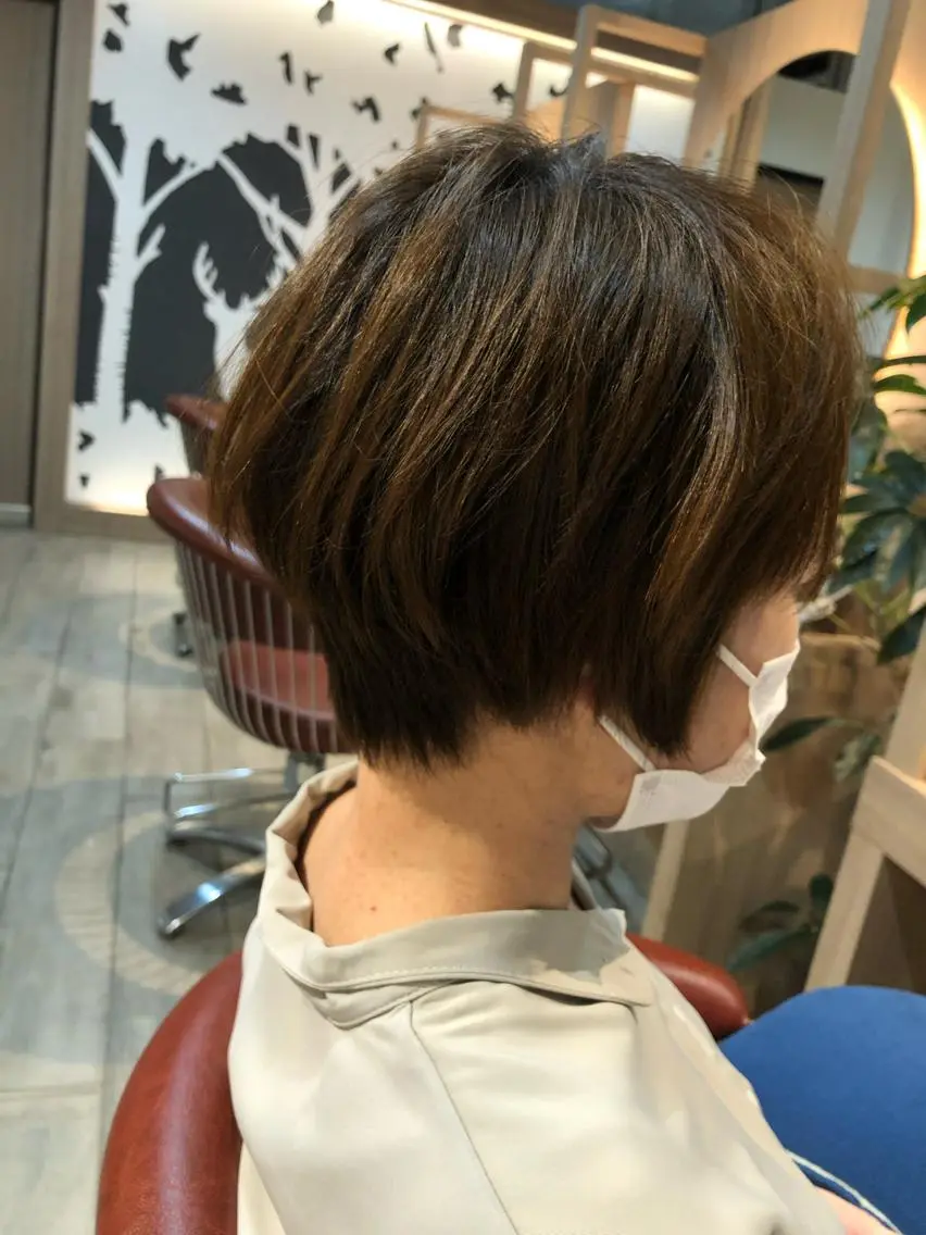 カット+ファインバブル+頭身浴5分+頭皮マッサージ5分🫧の写真