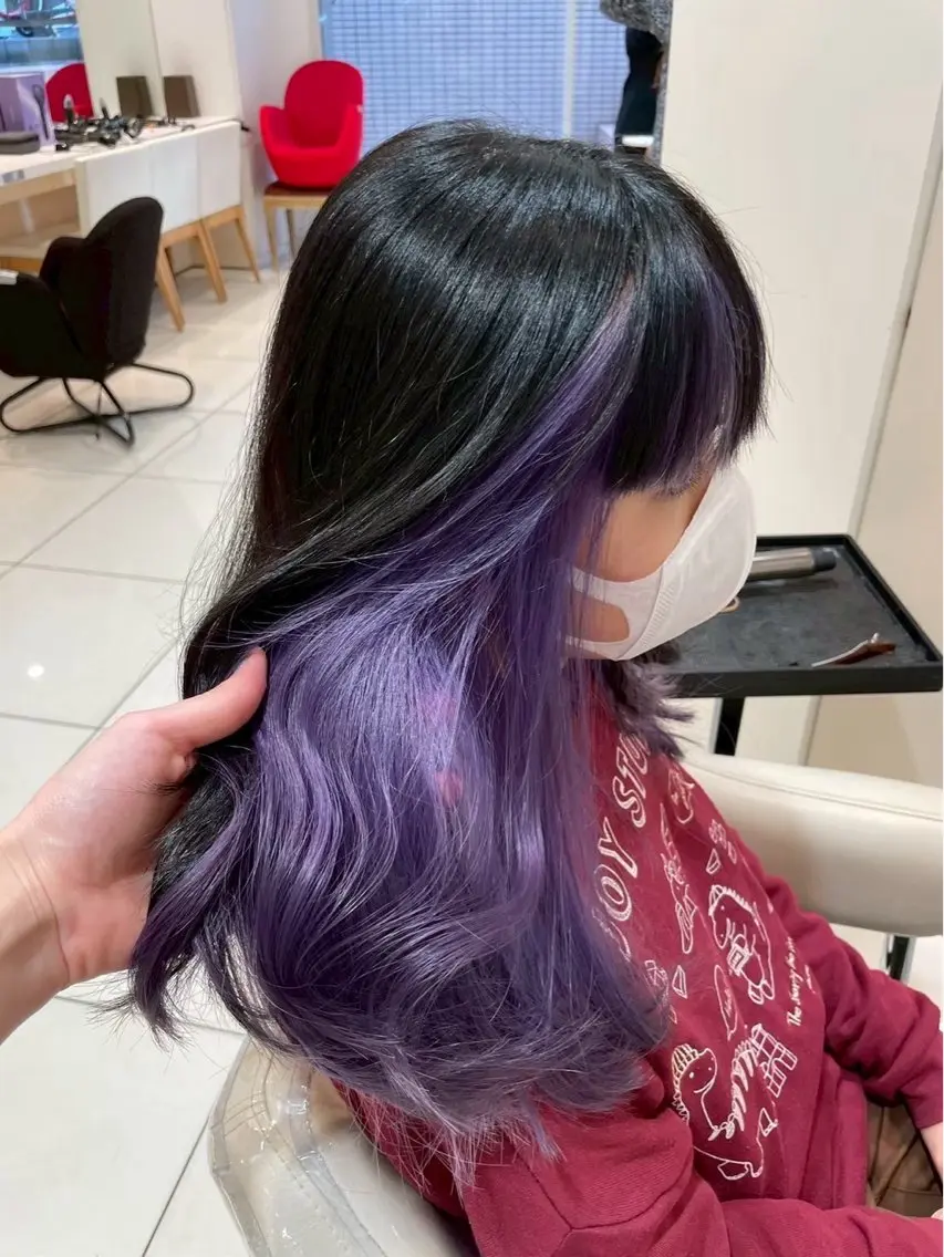 カラー 松元 心那のヘアスタイル