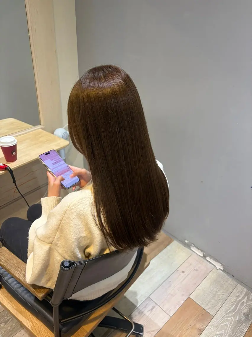 ロング ヘアカラー 💜🦋 COCONA🦋💜のヘアスタイル