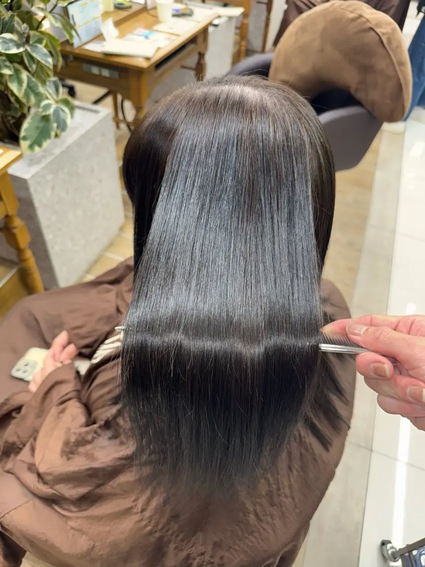 セミロング 髪質改善 縮毛矯正 髪質改善・縮毛矯正 白根凌二のヘアスタイル