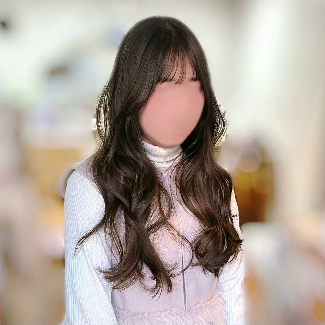 ロング カラー ベージュカラー 透明感カラー オリーブベージュ 🥣 hashi 🛋️のヘアスタイル