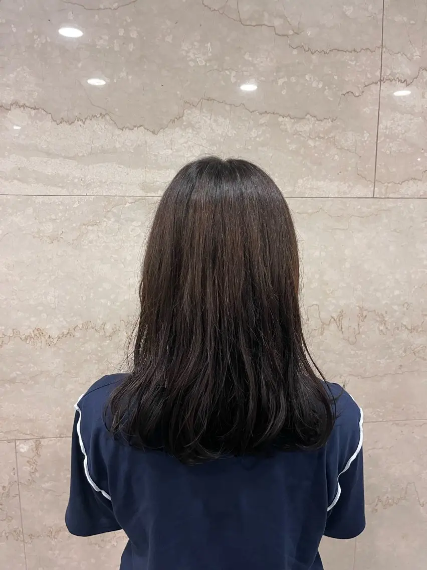 ミディアム 太田 渚遊のヘアスタイル