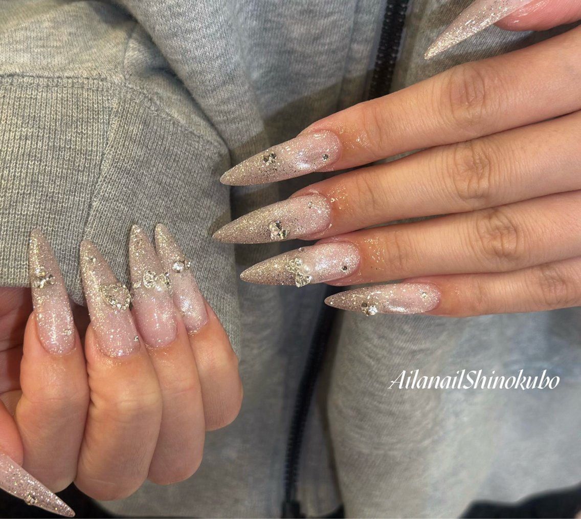 ロング Aila Nail Shinokuboのネイルデザイン