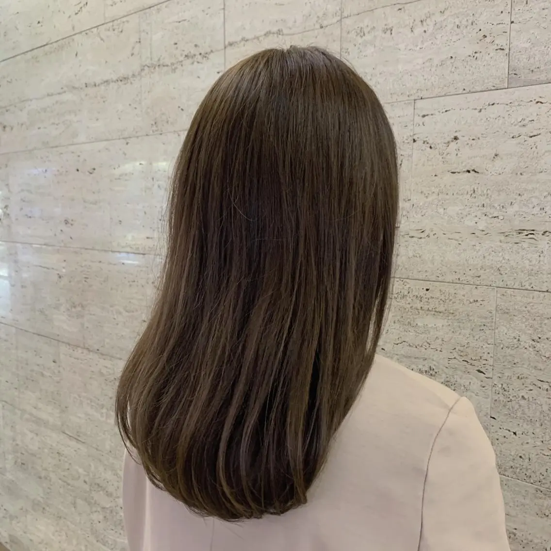 セミロング カラー ヘアカラー トリートメント ALLEN hair /まなのヘアスタイル