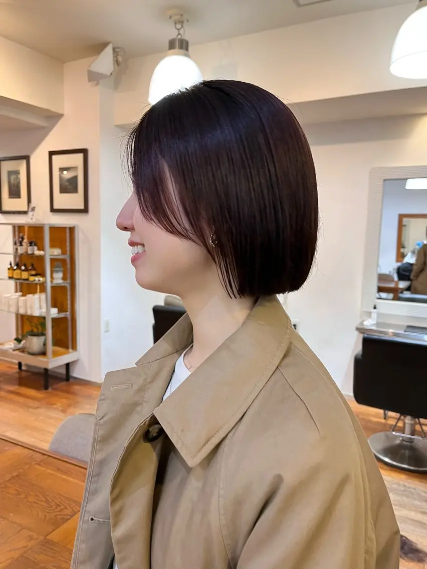 ショート カラー ボブ 若林 良のヘアスタイル