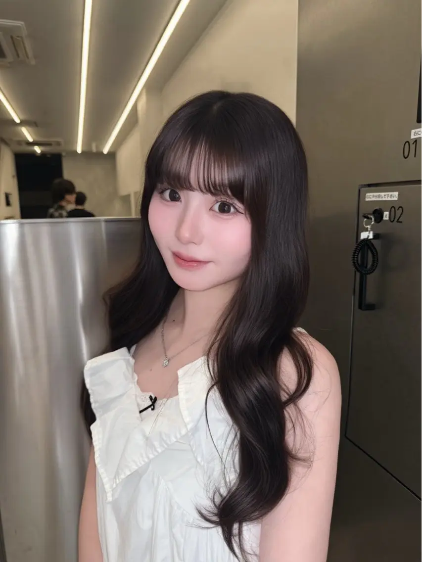 ロング カラー ブラウンカラー グレージュ モカグレージュ カット ヘアカラー ゆうな/レイヤー‎ 🎀艶カラー/‎京都のヘアスタイル