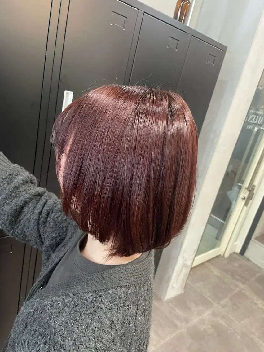 ショート カラー ヘアカラー トリートメント ヘッドスパ ALLEN hair /まなのヘアスタイル