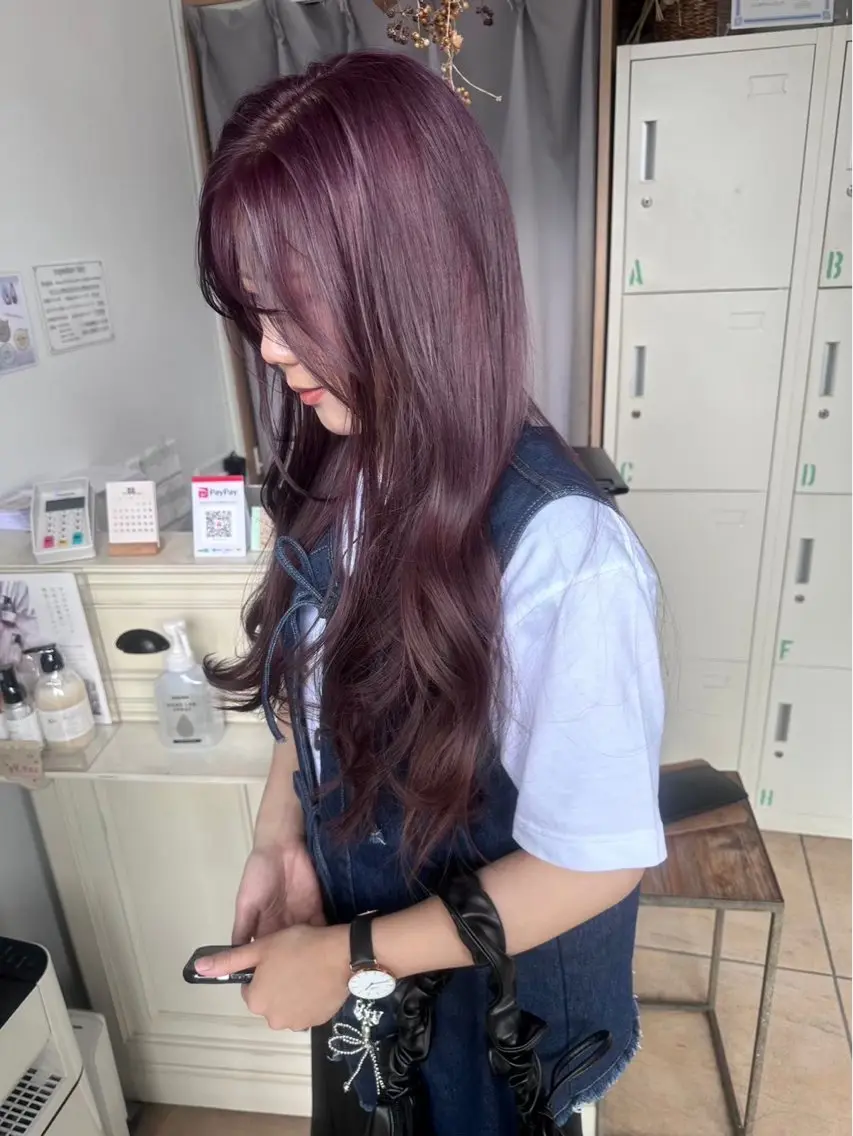 ロング YU RAのヘアスタイル