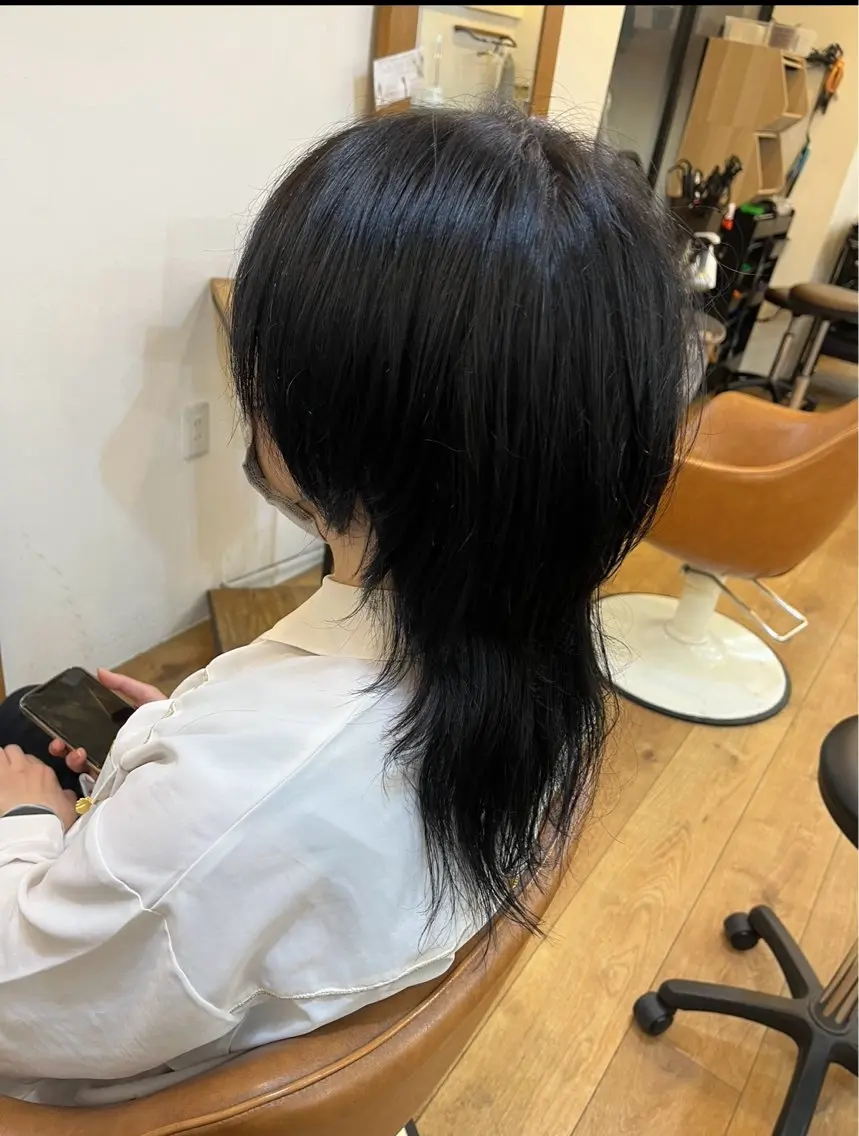 セミロング ウルフカット beleef守口店 reinaのヘアスタイル