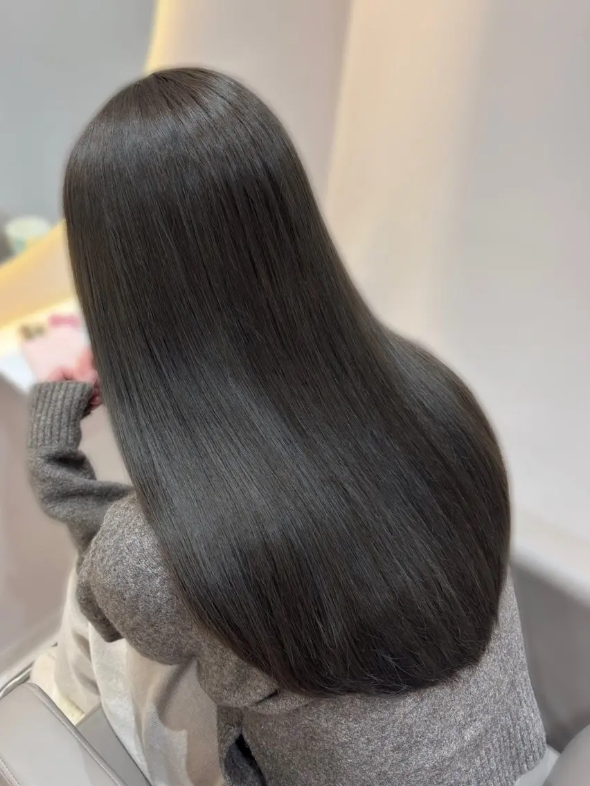 ロング ヘアカラー トリートメント 🤍AINA🤍 Zina高田馬場のヘアスタイル