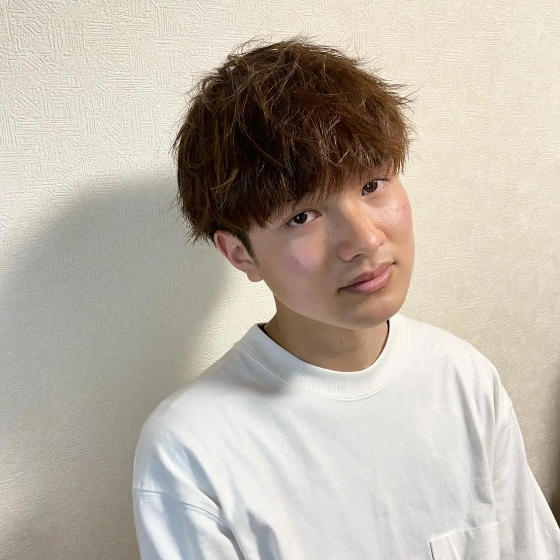 ショート メンズ マッシュ カット メンズカット✂️ パーマ寺西優真のヘアスタイル