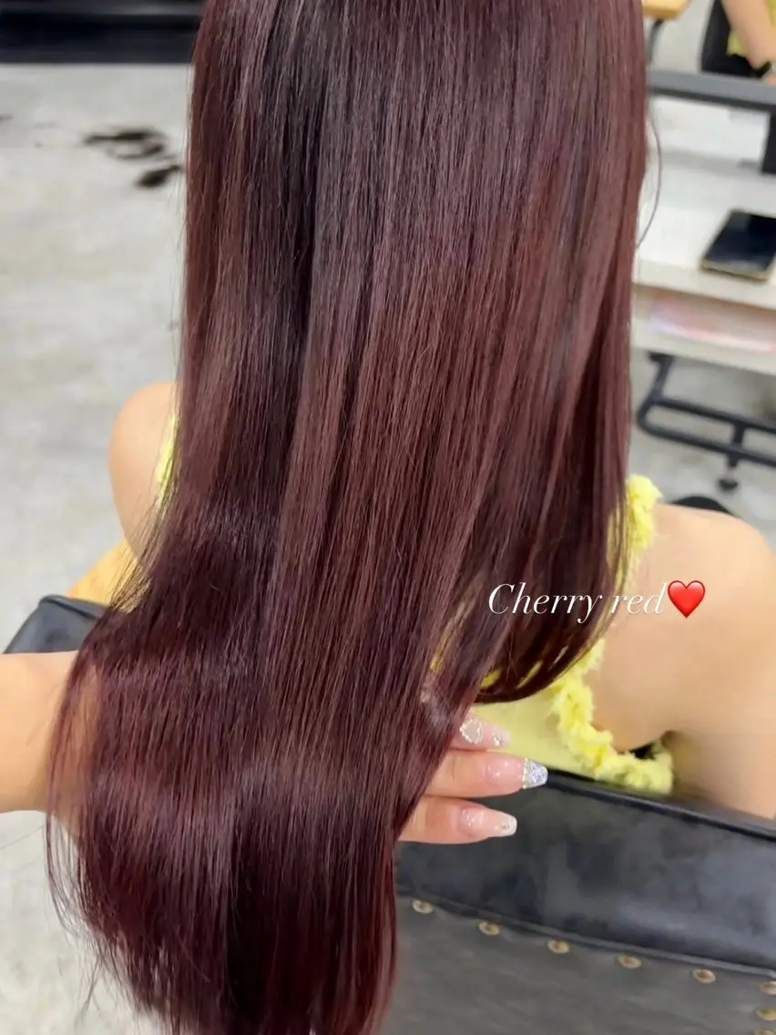 ロング カラー ヘアカラー トリートメント 縮毛矯正×透明感 カラー hinataのヘアスタイル
