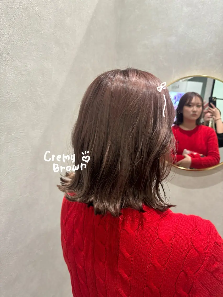 ショート カラー ベージュカラー ピンクカラー カット ヘアカラー regalo Acari🍎のヘアスタイル