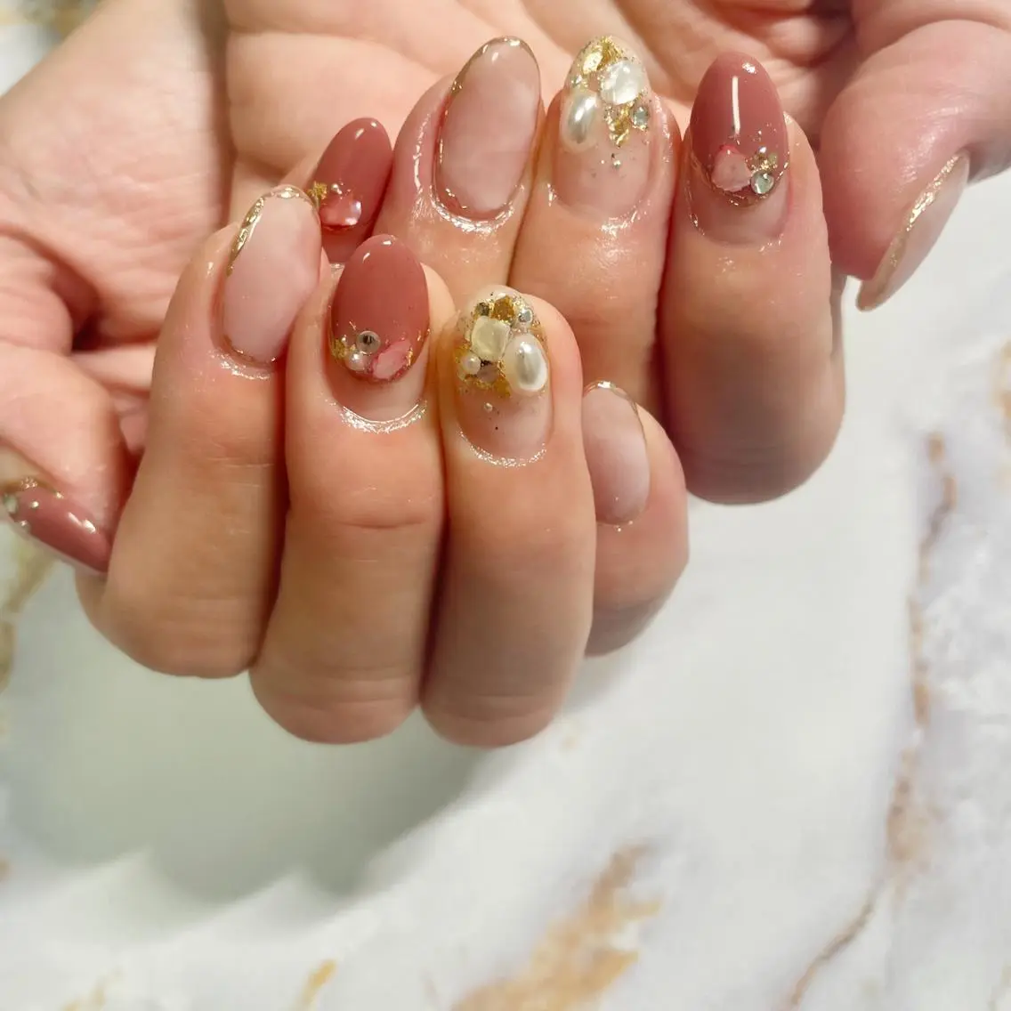 ネイル ハンドネイル ハンドケア m-nail 🌙minamiのネイルデザイン