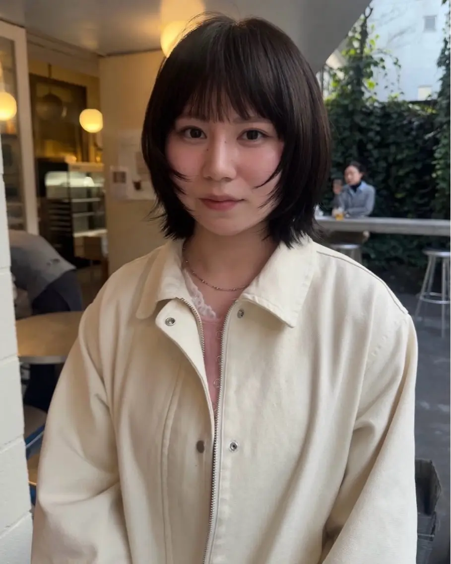 ショート カラー カット ヘアカラー ボブ/似合わせ レイヤーcocomoのヘアスタイル