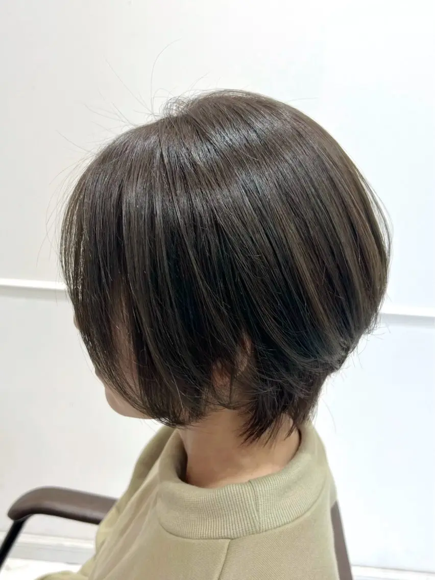 ショート 八木菜美 似合わせ/ニュアンスのヘアスタイル