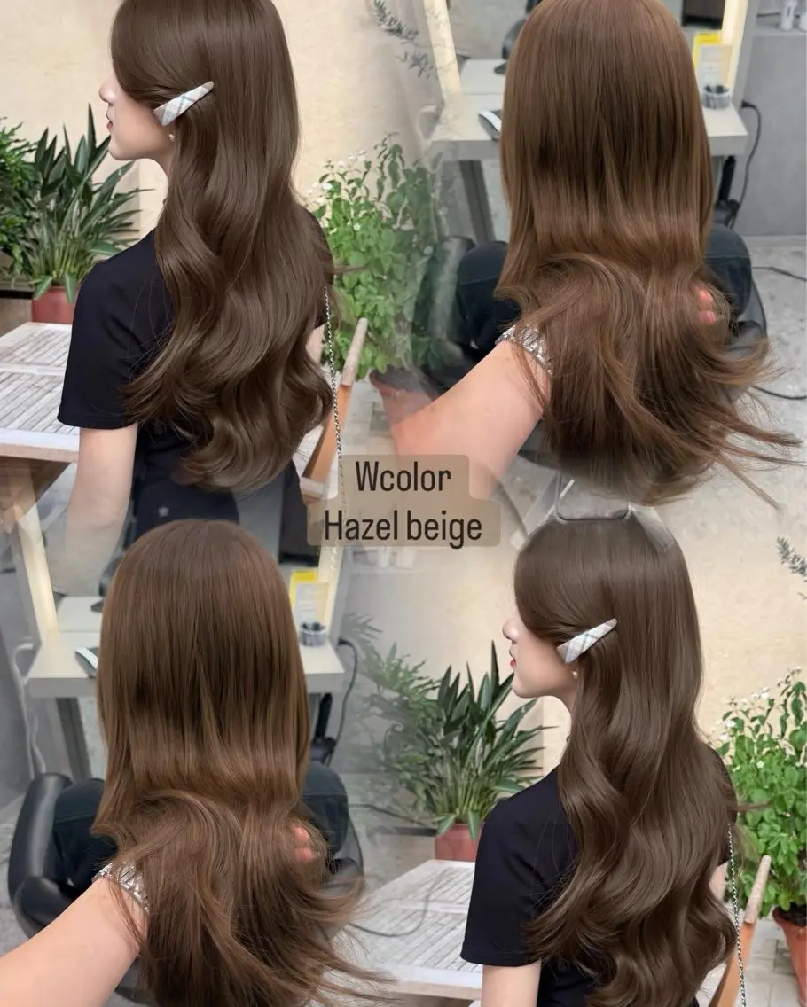 カラー ベージュカラー 透明感カラー ヘーゼル ヘアカラー トリートメント iwao seiraのヘアスタイル